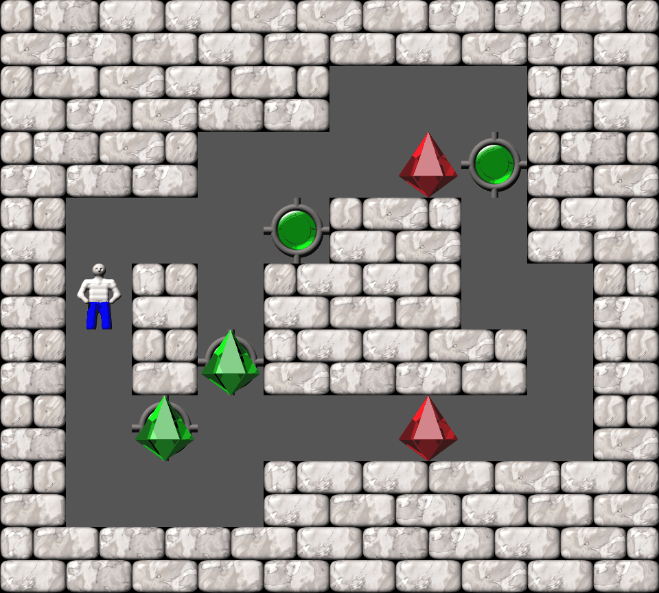 Sokoban Bugs509 collection level 121